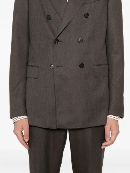 Costum Zegna de lână de costum maro