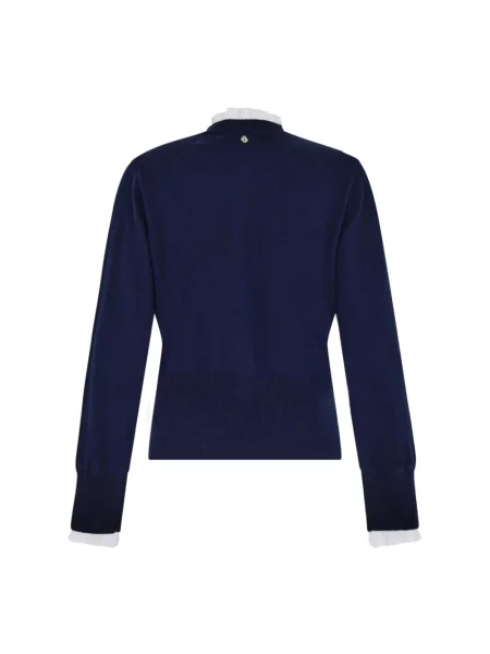 Sweter Silvian Heach wełniany niebieski