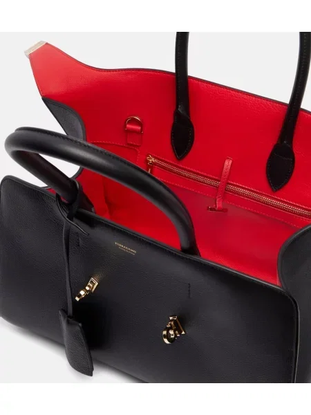 Geantă shopper Ferragamo din piele negru