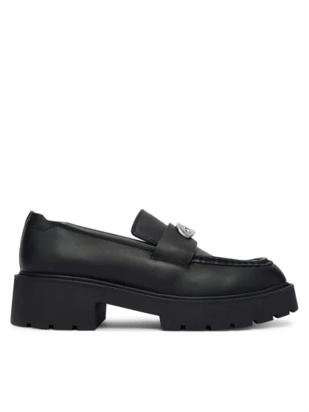 Pantofi loafer Calvin Klein chunky din piele negru