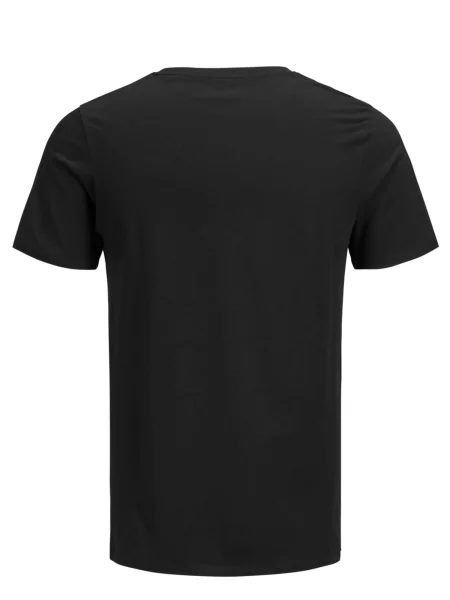 JACK & JONES Tričko čierna / červená biela