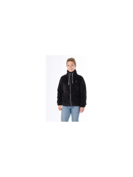 Dámska mikina Aulp Visha Coral Fleece black čierna