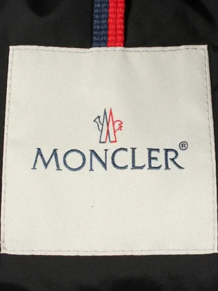 Geacă Moncler cu glugă negru