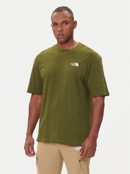 The North Face Tricou Simple Dome Oversize verde