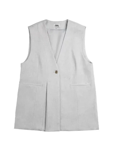 Vestă Future Classics asimetrică gri
