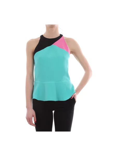 Wielobarwność top Pinko niebieski