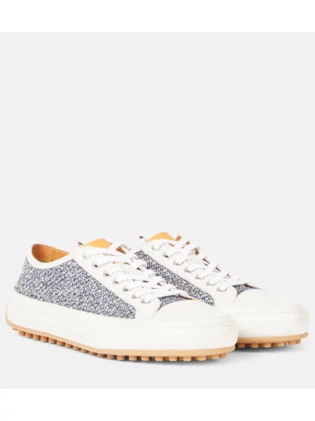 Sneakerși Tod's din piele alb