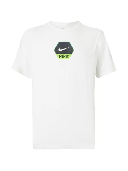 Nike Sportswear Tricou verde / verde măr / negru alb