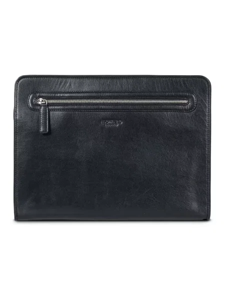 Torba na laptopa Howard London skórzana czarna