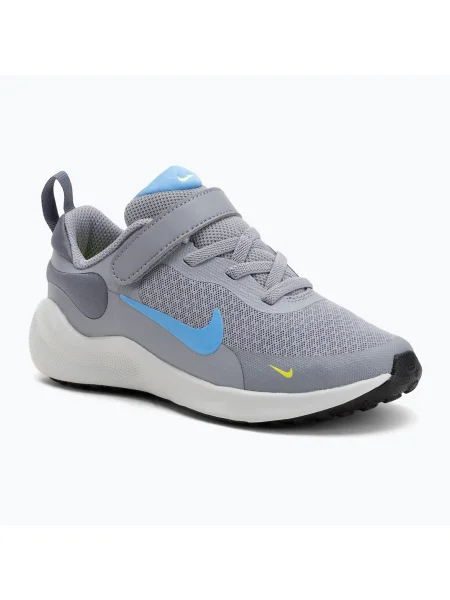 Încălțăminte pentru copii Nike Revolution 7 cement grey/university blue/light carbon gri