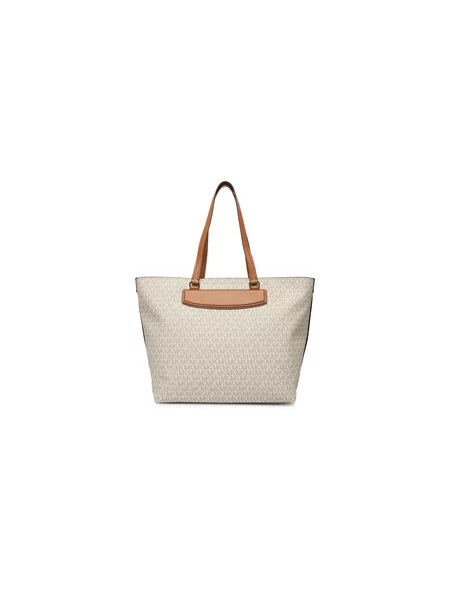 MICHAEL Michael Kors Shopper táska ekrü / karamell / sötét barna