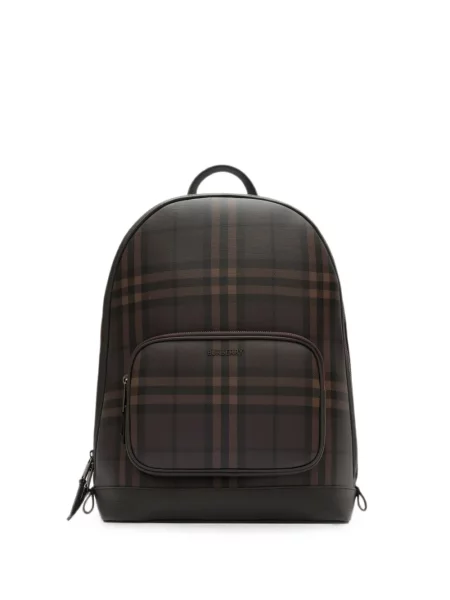 Rucsac Burberry în carouri maro