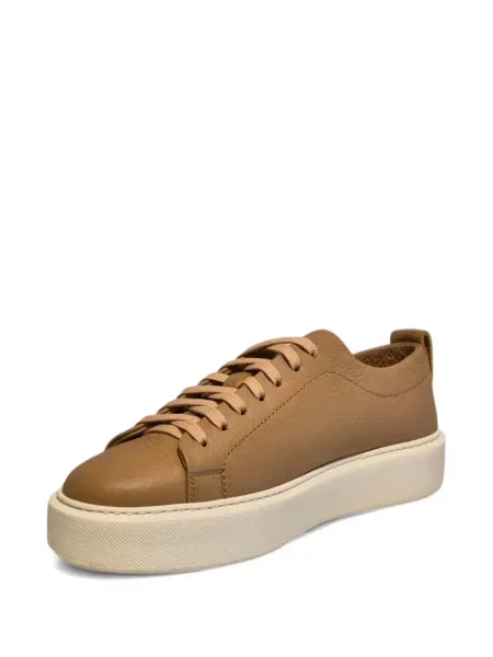 Sneakerși Henderson Baracco din piele cu platformă maro