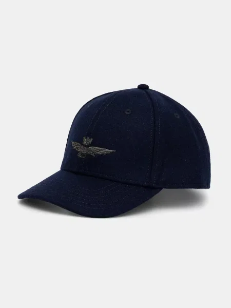 Бейзболна шапка с вълна Aeronautica Militare тъмносиньо