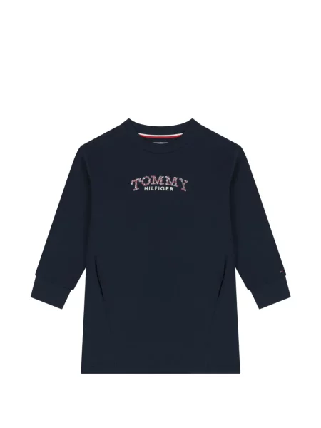 Sukienka dziecięca Tommy Hilfiger niebieska