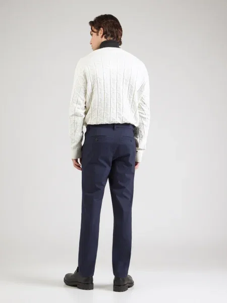 Calvin Klein Pantaloni eleganți marin albastru