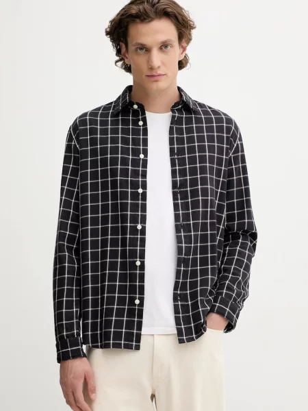 Marc O'Polo cămașă din bleumarin cu guler clasic regular