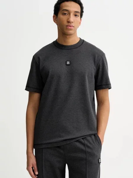 HUGO tricou Dilanso gri