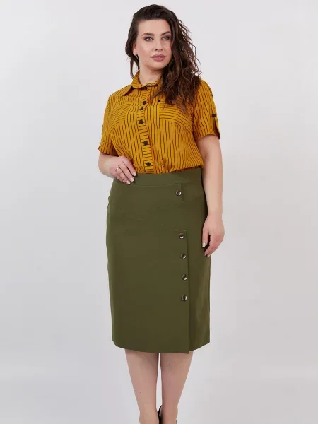 Сорочка All Posa жовтий