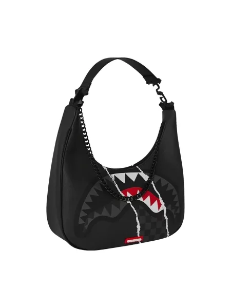 Geantă shopper Sprayground din piele gri