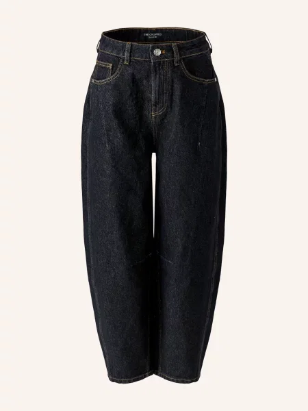 Oui Barrel Džíny darkgrey denim