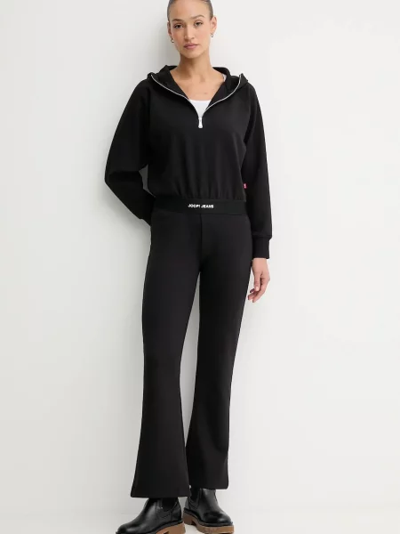 Joop! bluza z kapturem gładka czarny