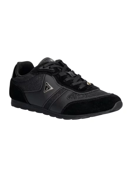 Sneakersy Guess skórzane czarne