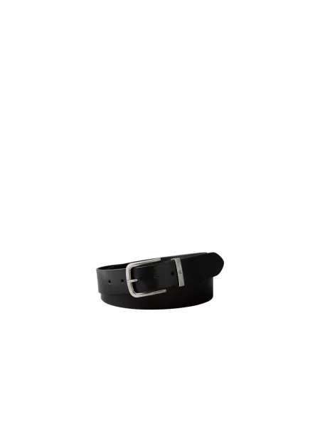 Pasek Calvin Klein z logo czarny