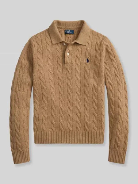 Bluzka Polo Ralph Lauren brązowa