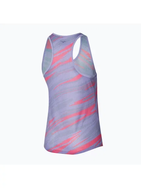 Koszulka do biegania Mizuno DAF Graphic Tank fioletowa