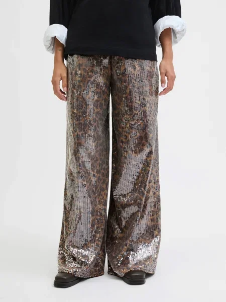 JJXX Pantaloni JXIZZY / cappuccino maro