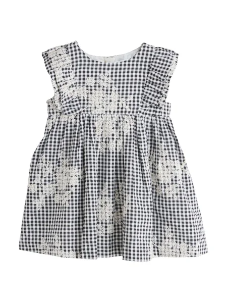 Next Rochie ecru / negru alb