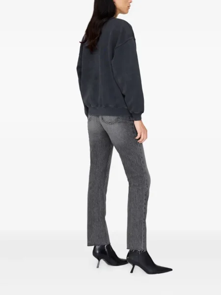 Суитчър Anine Bing с принт с леопардов принт черно