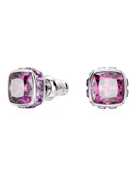 Kolczyki Swarovski fioletowe