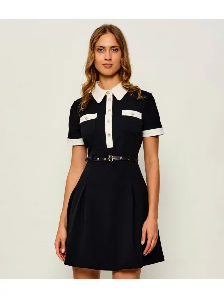 GUESS Rochie cu cordon Claudie negru