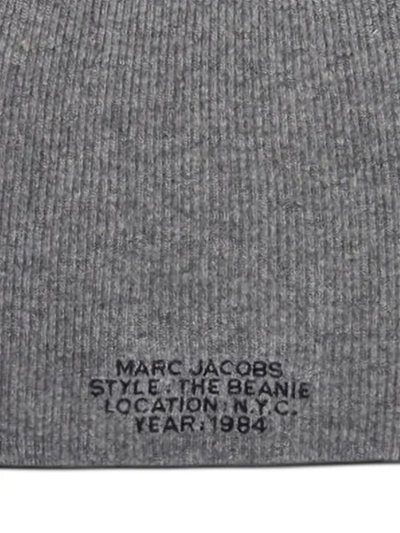 Căciulă Marc Jacobs cu broderie gri