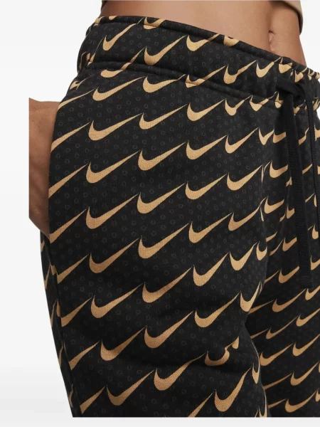 Koszulka Nike polarowa do biegania z nadrukiem szara