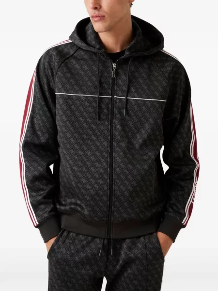 Hanorac Guess cu autograf negru