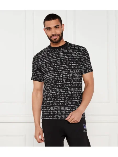 KARL LAGERFELD Póló Regular Fit fekete