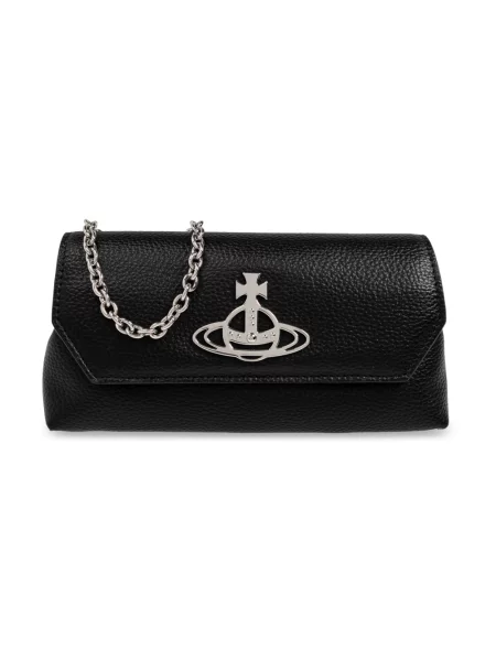 Torebka Vivienne Westwood z logo czarna
