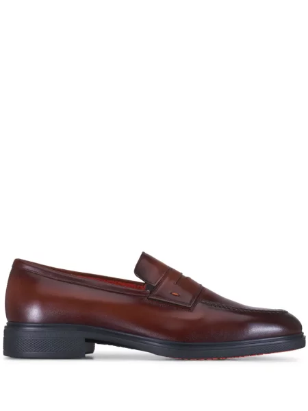 Pantofi loafer Santoni maro