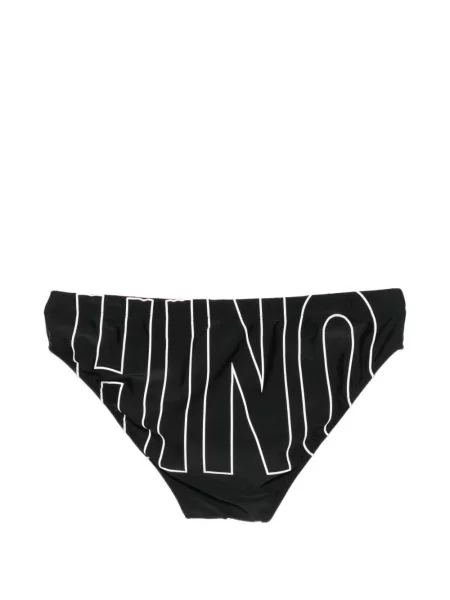 Slip de baie Moschino cu imagine negru