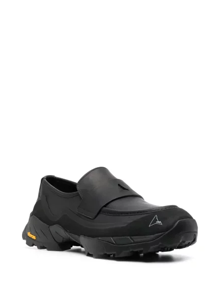 Pantofi loafer Roa din piele cu imagine negru