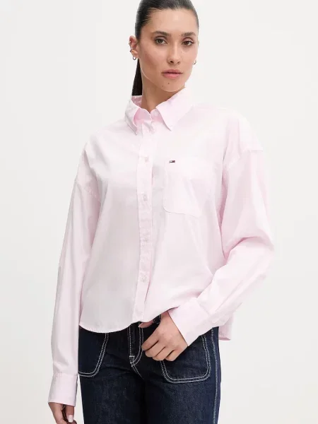 Tommy Jeans koszula różowa