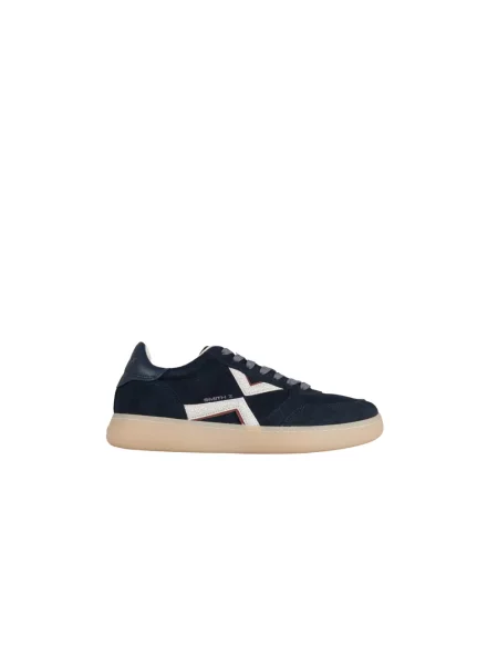 Sneakersy Alexander Smith zamszowe niebieskie