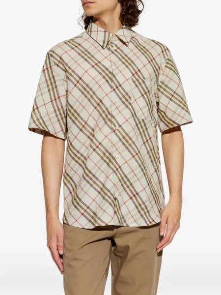 Scurt cămașă Burberry în carouri