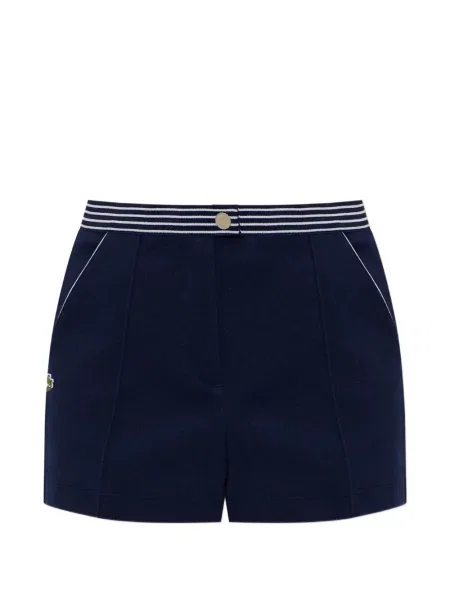 Pantaloni scurți Lacoste cu dungi albastru