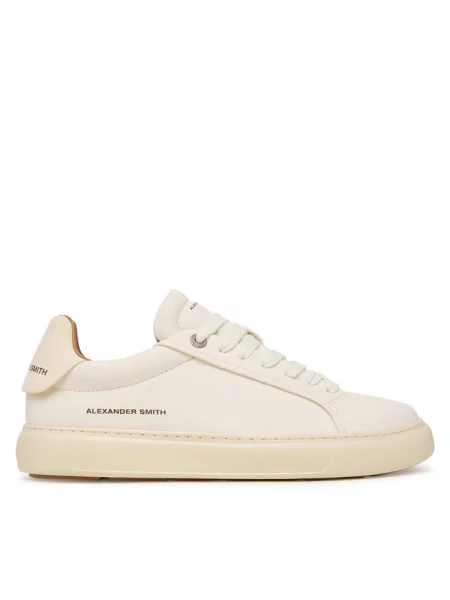 Sneakersy Alexander Smith białe