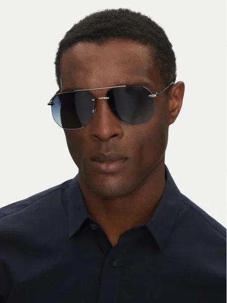 Ochelari de soare Trussardi argintiu