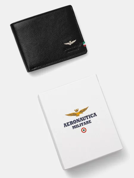 Кожаный кошелек Aeronautica Militare